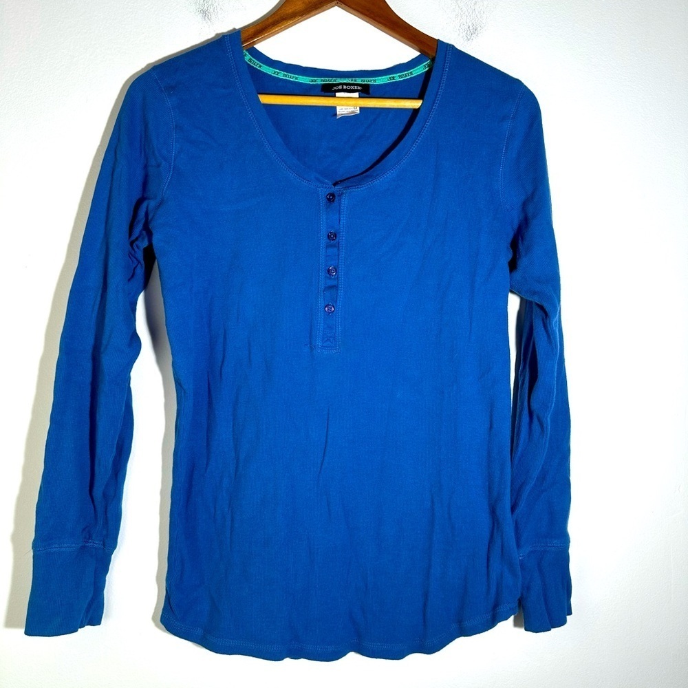 Joe Boxer Blue Thermal Top